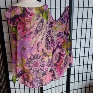 ETRO Bohemian Tunic Top. One Size. Made In ITALY.